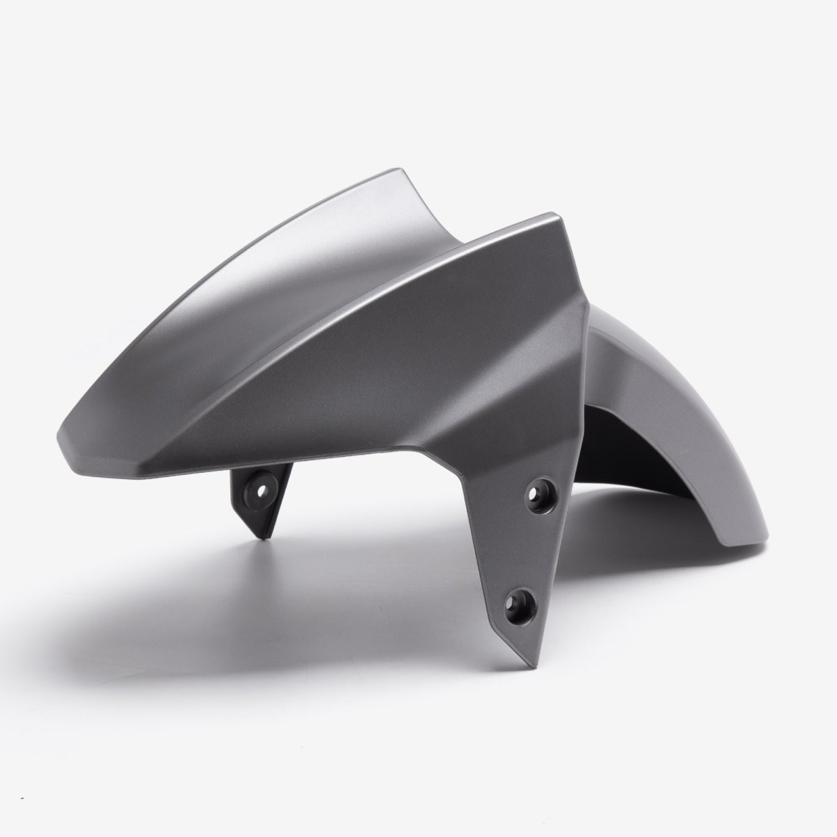 Scooter Front Mudguard Grey Mud Flap Painted Plastic Bolt-on MGF450 Easy Fit