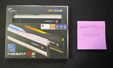 G.SKILL Trident Z5 RGB DDR5 6400 64GB (32x2)  CL32-39-39-102 WHITE Intel XMP