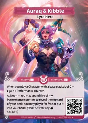 Altered Beyond The Gates Card #062-H Auraq & Kibble - UNSCANNED