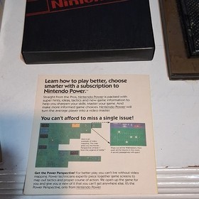 Nintendo Zelda II The Adventure of Link NES Cartridge, Box, Manual, 1988