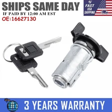 16627130 Ignition Lock Cylinder Starter Switch & Key For Chevrolet GMC Pontiac