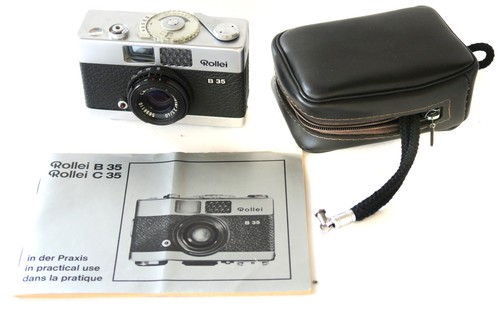 ROLLEI B35 mit Carl Zeiss Triotar 3,5 / 40mm - made in Singapore