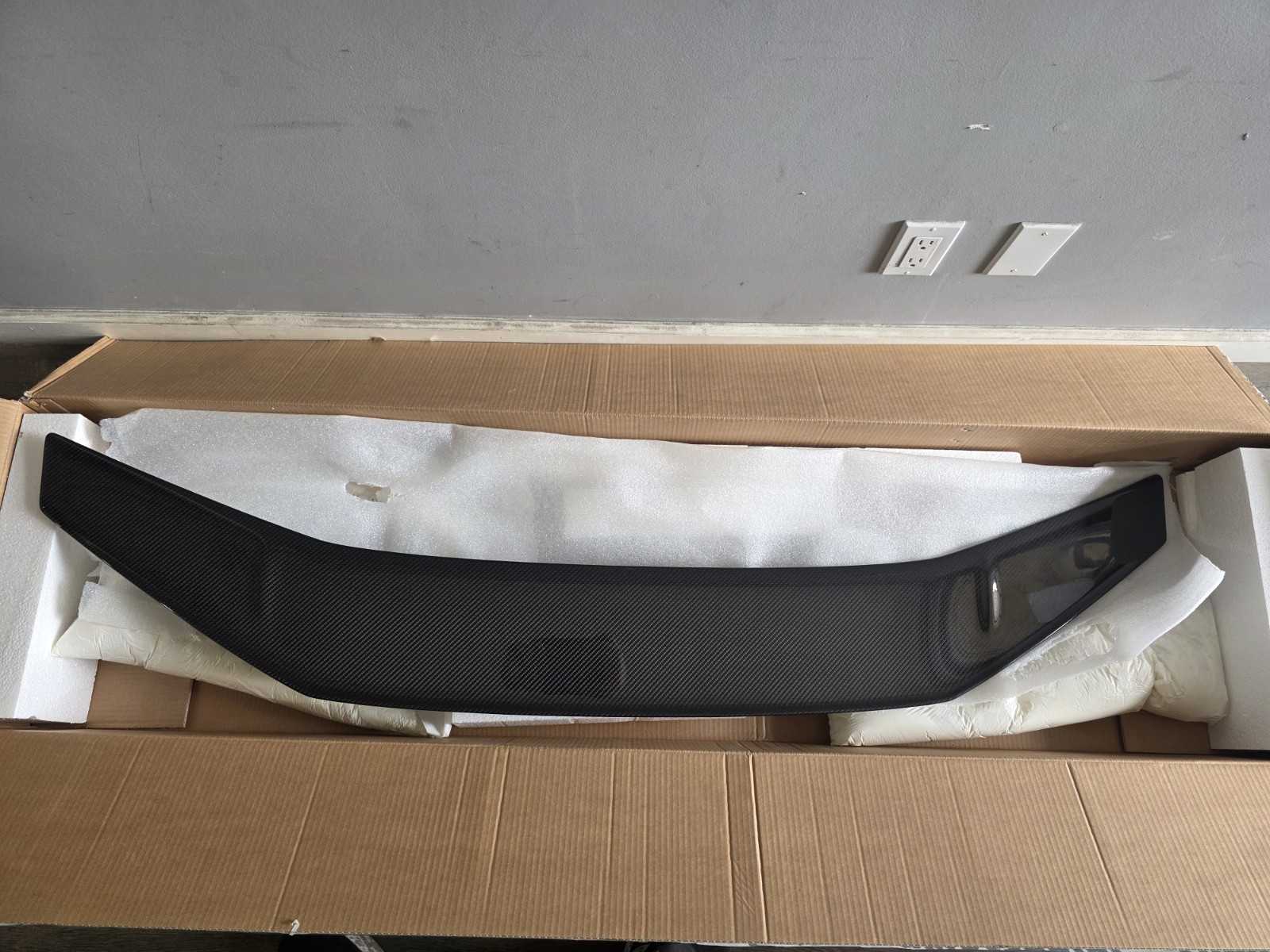 LAMBORGHINI HURACAN TECNICA CARBON FIBER REAR WING SPOILER OEM 4T0827677G 3