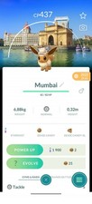 Pokemon Non Shiny Eevee Explorer Hat City Safari Mumbai Trade Go