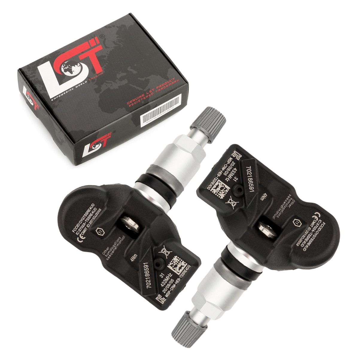 2x Tyre Pressure Control System Rdci Sensor 5Q0907275B for Porsche Panamera 970