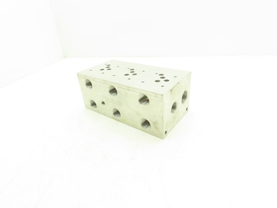 #ad Daman AD05HP033P 3 Station Aluminum Hydraulic Manifold Valve Block NPT Ports $174.99