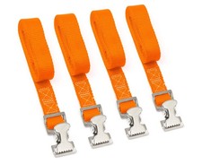 Utility Lashing Strap 1in X 4ft 150lb Load Limit Orange 4-pack Made In Usa