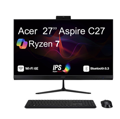 Acer Aspire 27'' 1920x1080 AMD Ryzen 7 5825U 16GB RAM 512GB SSD Windows 11 Pro