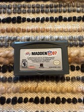 Nintendo Gameboy Advance Authentic Madden NFL 07 Cartridge Only Tested Works
