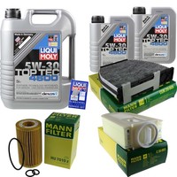 Mann Inspektionspaket 7L Liqui Moly Top Tec 5W-30 FüR Mercedes Glk-Klasse X204