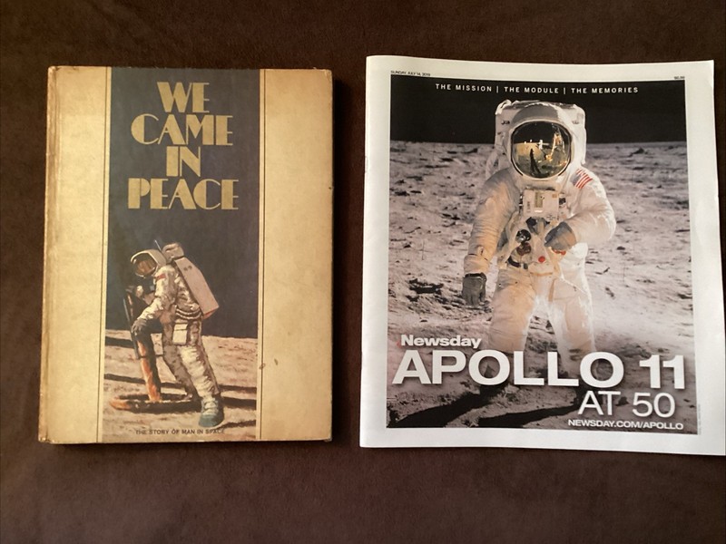 1969 We Came In Peace The Story Of Man In Space HC & NY Newsday & Post APOLLO 11