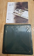 Creative Memories 12 X 12 Album Green Gold Trim Old Style W/ Page protectors  