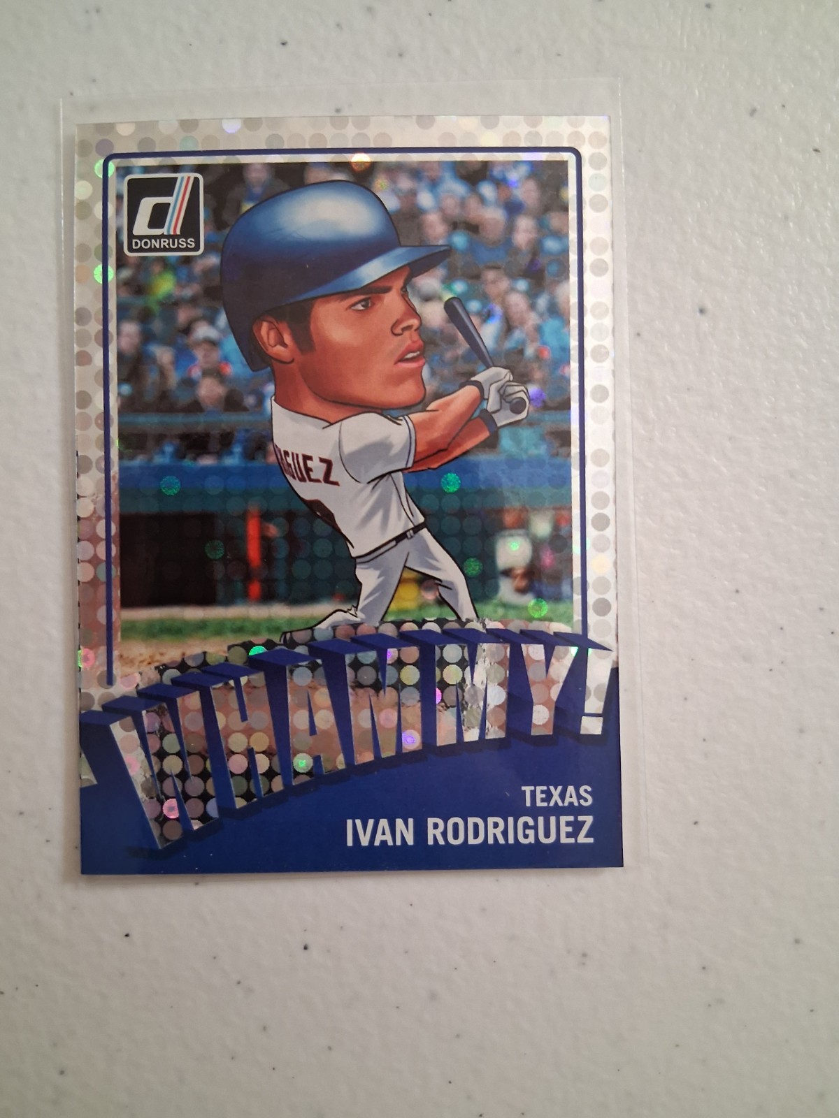 2023 Donruss Whammy Card of Ivan Rodriguez - Texas