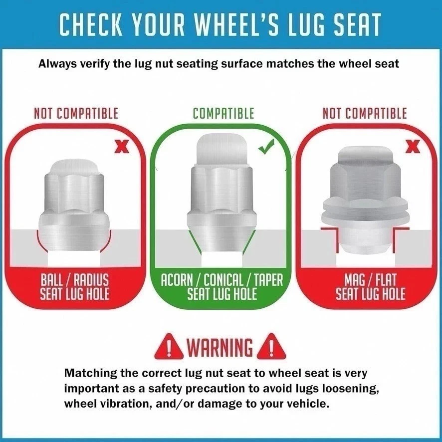 16 Acorn Bulge Lug Nuts 2019-2025 Can-Am Outlander Max 6X6 1000 XT 450 650 DPS - Image 2 of 4