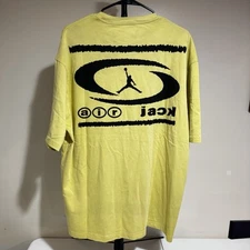 Nike Air Jordan x Travis Scott Cactus Jack Yellow T-Shirt DZ5514-308 Men’s Large