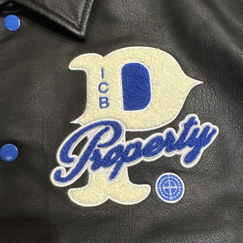 Lil Bink Generational Curse Leather Jacket L Varsity Jacket With Patches - Picture 3 of 11