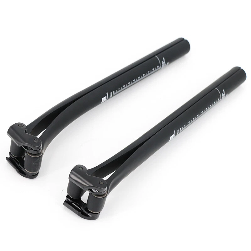 Tija de sillín de bicicleta MTB de carretera de carbono completo 5/25 grados 27,2/30,8/31,6*330 mm tubo de asiento Foto 4 de 4