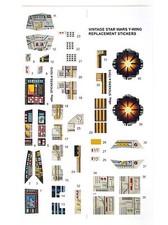 Kenner Y-WING Ywing FIGHTER Vintage Star Wars replacement Sticker set   'READ'