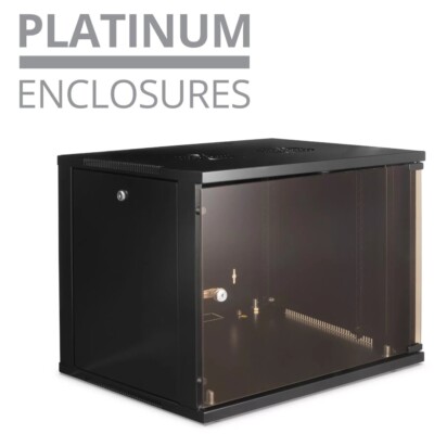 Platingehäuse 9HE 600mm tief Wand- oder Standdatenschrank