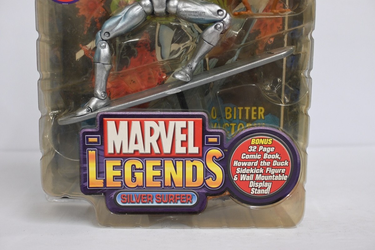 TOY BIZ 2003 Marvel Legends Series V Silver Surfer and TOY BIZ 2003 Marvel Legends Series V Silver Surfer and