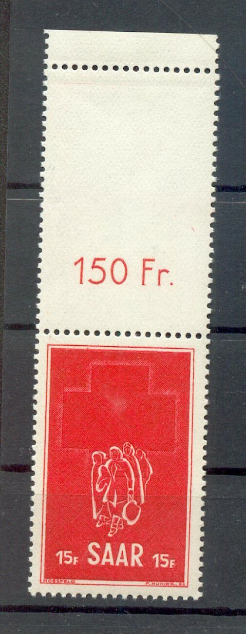 Saar 318 LF with BLANK SPACE** MNH UNUSED (73257)