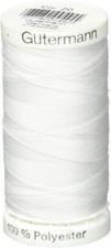 Gutermann White Sew-All Thread 274 yd, Nu White