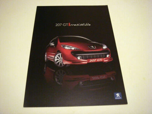 Peugeot 207 Car Brochures