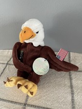 Coca Cola International Collection Plush Toy Bald Eagle 1999 8" With Tag