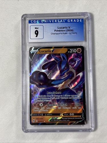 Lucario V graded CGC 9 for sale on eBay
