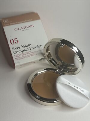 Clarins Ever Matte Compact Powder 05 Medium Deep Brandneu