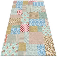 Tappeto Runner Impermeabile Balcone Patio Tappeto Patchwork vari pezzi 100x150