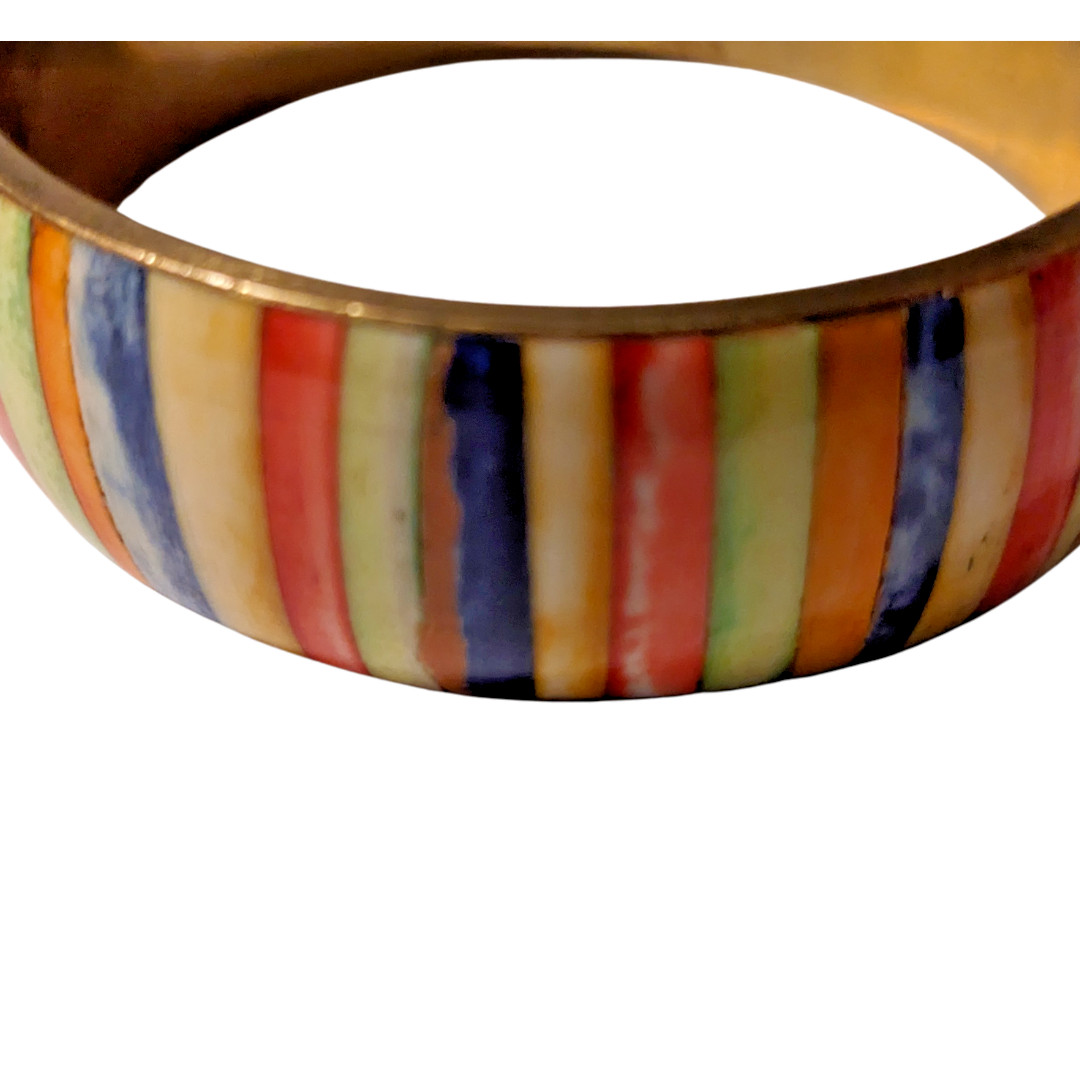 VTG - 80s Bangle Bracelets - Multicolor - image 2