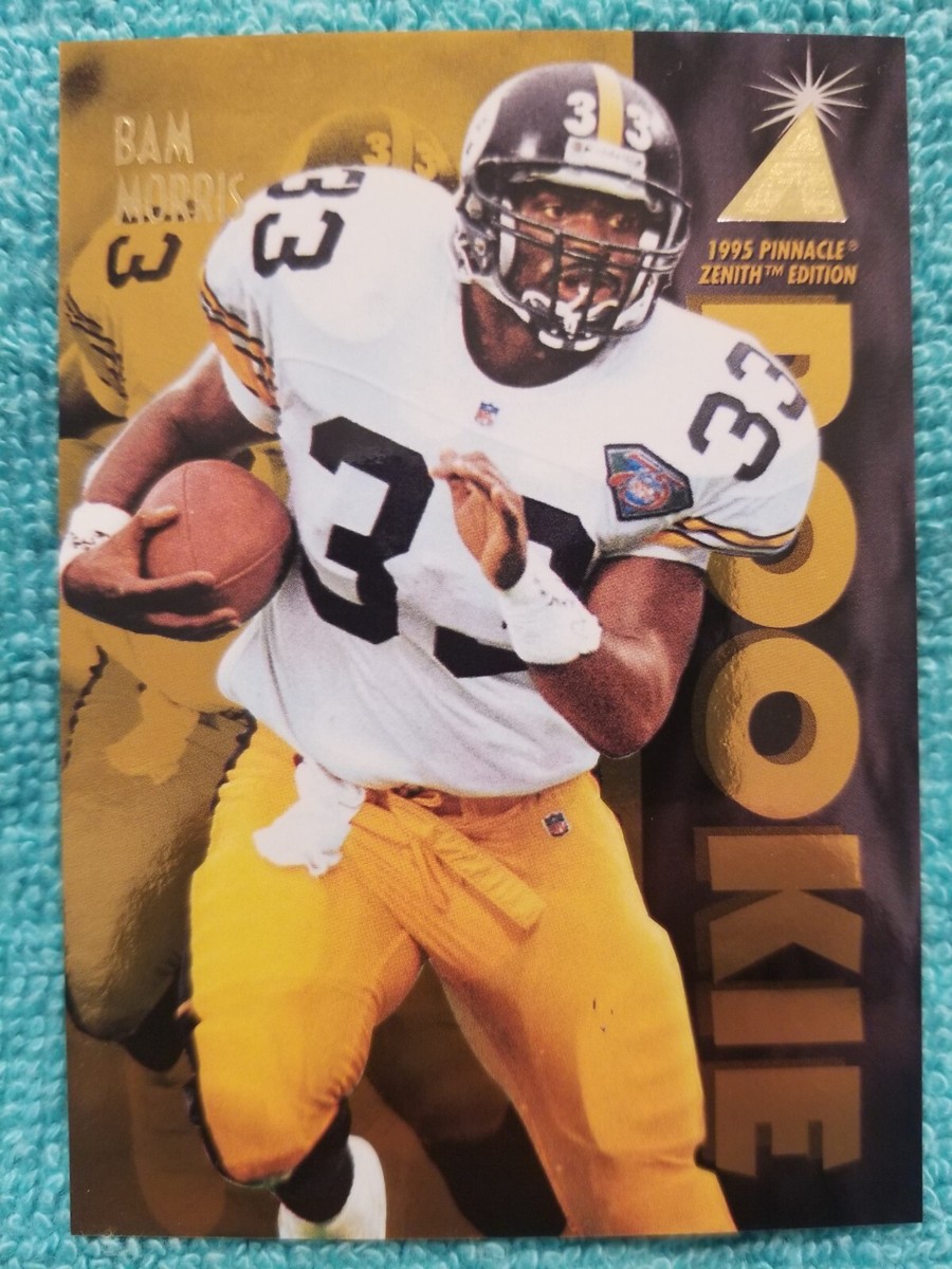 Morris　TornadoZIIII 1995 PINNACLE ZENITH BAM MORRIS ROOKIE #Z136 PITTSBURGH STEELERS