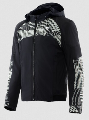 Motorrad-Jacke Dainese Ignite 2 Tex Black Gray Moss TG 48 Jacket Herbst Winter