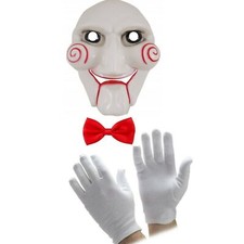 Scary Clown Puppet Costume Horror Accessory Set Halloween Fancy Dress Unisex