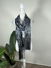 Women  s Multicolored Floral Print Rectangle Scarf 100 SE made in Italy