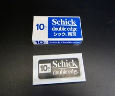SCHICK VTG D/E 10 BLADE DISPENSER JAPAN MARKET Made In Germany UNUSED COND. #22