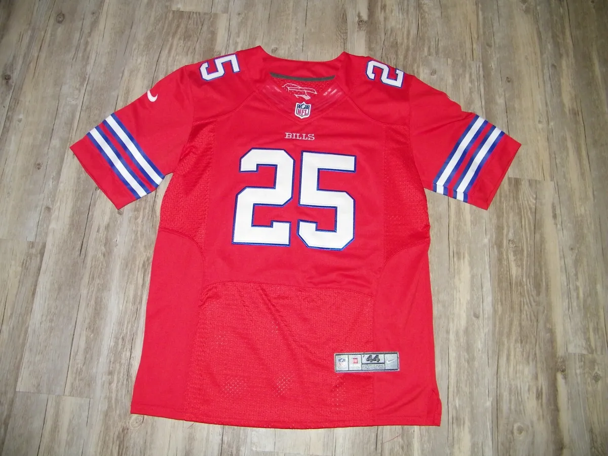 NEW NIKE LeSEAN McCOY BUFFALO BILLS RED COLOR RUSH FOOTBALL JERSEY SIZE 44