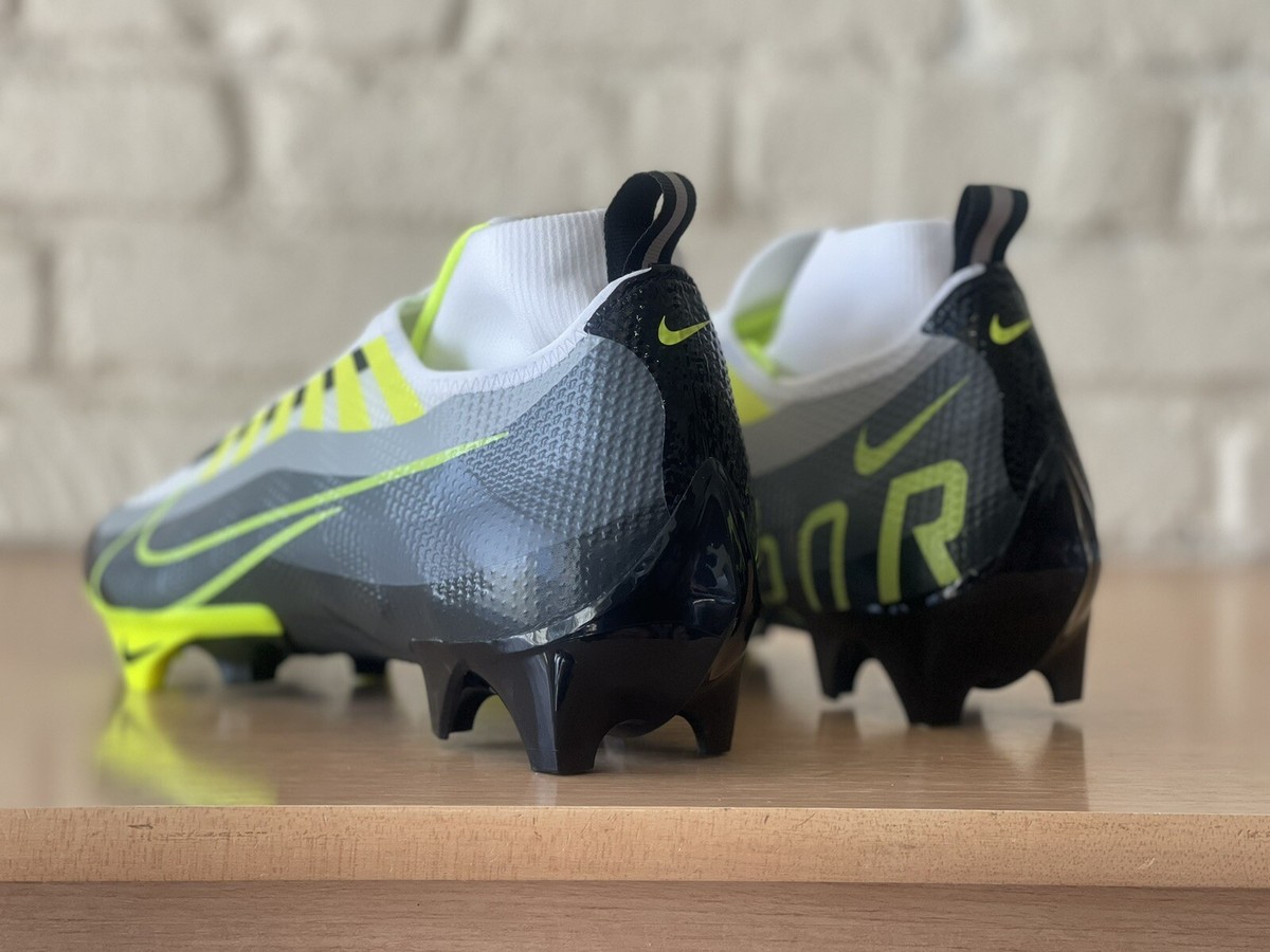 Nike Vapor Edge Pro 360 Football Soccer Cleats Grey Volt Men 