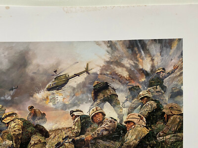 Iraq War military Art Print The Battle for An Najaf by James Dietz