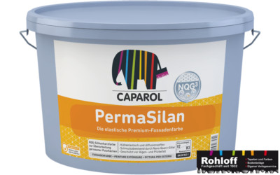 4 x  Caparol  Permasilan NQG³ 12.5L  rissüberbrückende Fassadenfarbe 