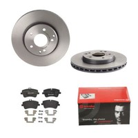 Brembo Bremsscheiben Ø288MM + BremsbelÄGe Vorne FÜR MERCEDES-BENZ C-KLASSE CLK
