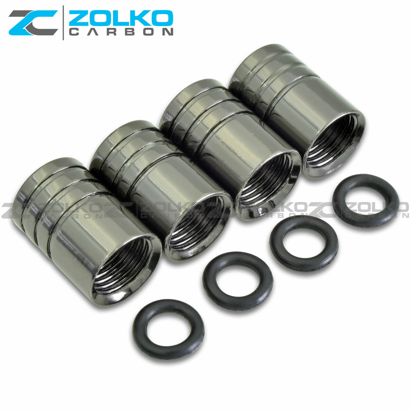 VALVE STEM CAPS WHEEL TIRE 4PC 2 COLOR OPTION - US SELLER