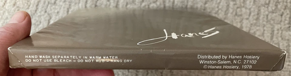 VTG NOS 1978 4 Pair Hanes Stockings M 10 11 Boxed NEW Sandalfoot South Pacific - Image 4 of 4