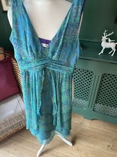 Stunning 100% Silk Dress By ZARA. Size S