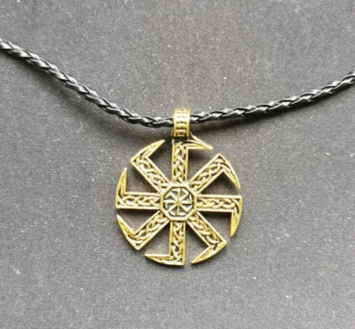 Vikings Viking Amulett Anime Manga Cosplay Necklace Halskette Kette Gold