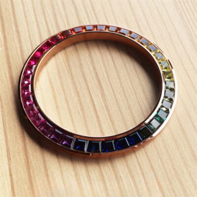 Rainbow Watch Bezel Inserts for Rolex Daytona 40mm Upgrade Modification Parts