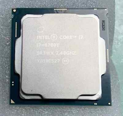 Intel Core i7-8700T SR3WX 6 Core 12 Threads 2.40GHz LGA1151 CPU processor