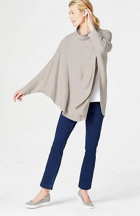 J. Jill NEW Very Comfy Pure Jill Poncho Sweater NWT _ OVERSIZED