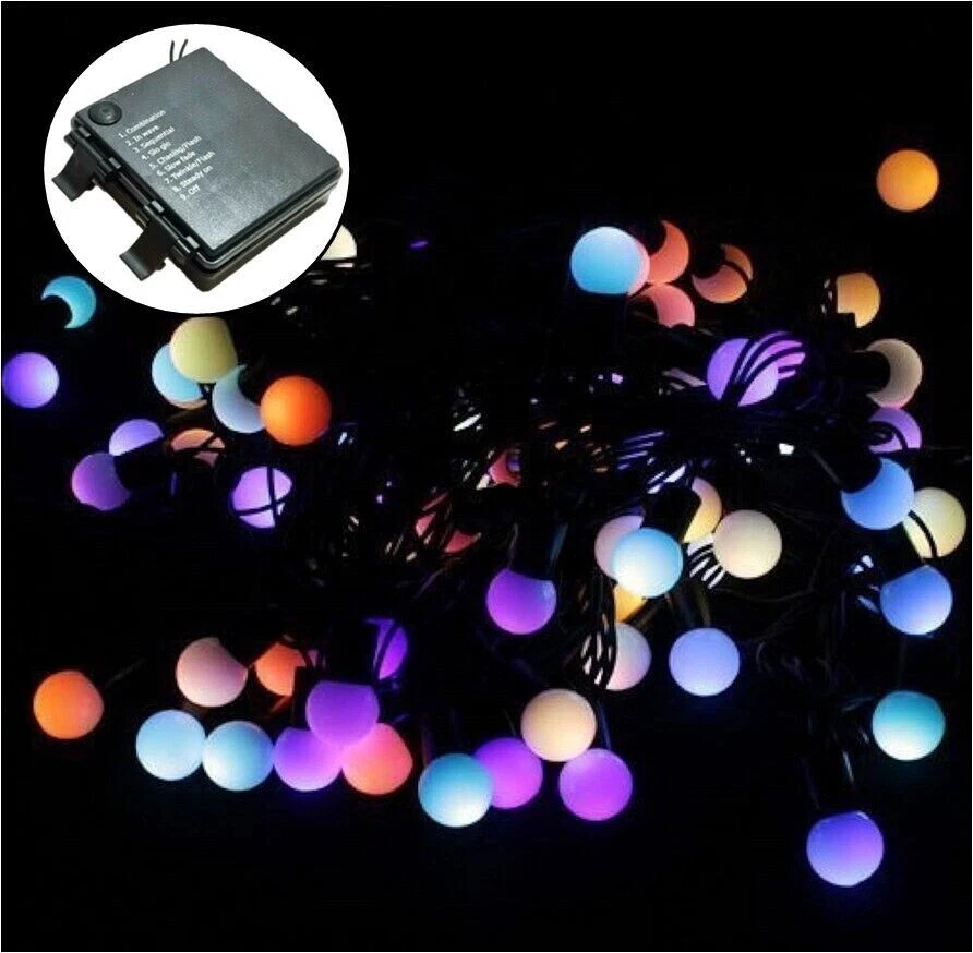 Pastel Berry Lights Battery Operated 50 100 200 Fairy String Wedding Party Xmas